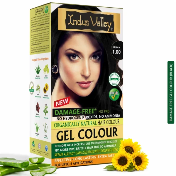 indus valley damage free hair color – up to 100% grey coverage